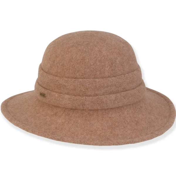 Jora | Women's Soft Wool Floppy Self Color Trim | AD1624