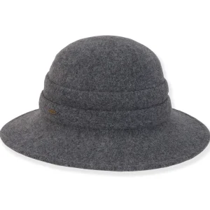 Jora | Women's Soft Wool Floppy Self Color Trim | AD1624