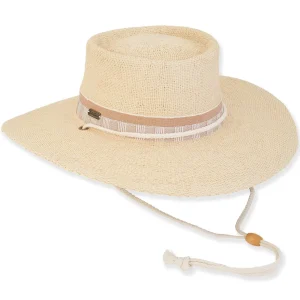 Josephine | Women's Paper Straw Gambler Hat | HH3039