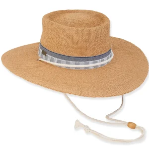 Josephine | Women's Paper Straw Gambler Hat | HH3039