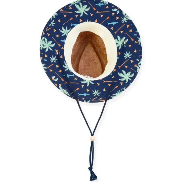 Kaden | Young Boy Rush Straw Safari Hat | HK460