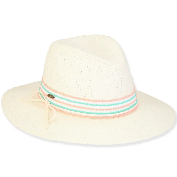Kai | Young Girl Paper Straw Safari Hat | HK483