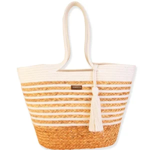 Kalani | Natural Straw Shoulder Tote | CE6543