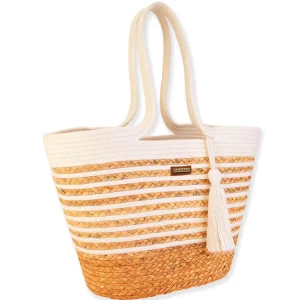 Kalani | Natural Straw Shoulder Tote | CE6543