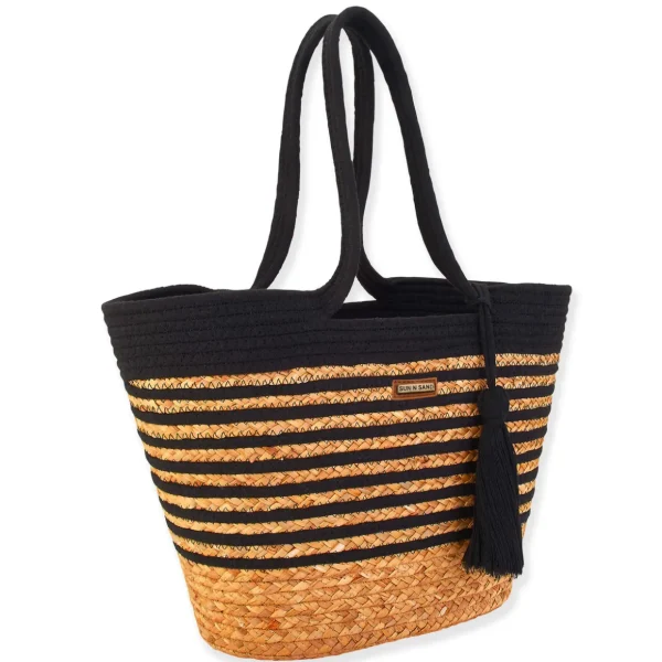 Kalani | Natural Straw Shoulder Tote | CE6543