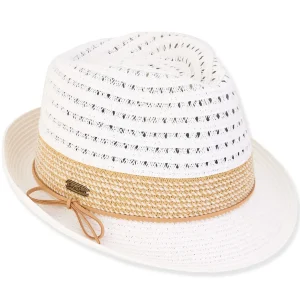 Kaylee | Women's Paper Straw Fedora Hat | HH3096