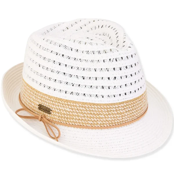 Kaylee | Women's Paper Straw Fedora Hat | HH3096