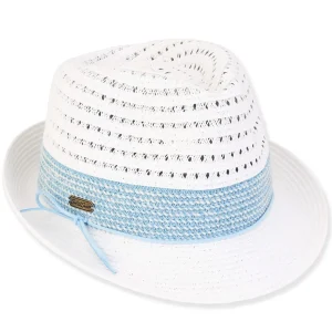 Kaylee | Women's Paper Straw Fedora Hat | HH3096