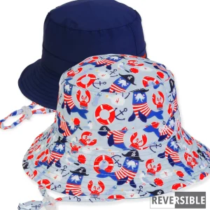 Kid's Hats | Infant Boy | Pirate, Poly Cotton Bucket, Brim 1.75" | Sunny Dayz | HK537 S