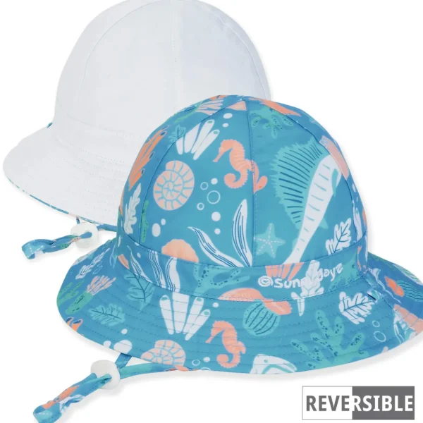 Kid's Hats | Infant Boy | Sea Life, Poly Cotton Bucket, Brim 2" | Sunny Dayz | HK538 L