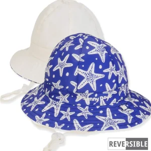Kid's Hats | Infant Boy | Starfish, Poly Cotton Bucket, Brim 1.75" | Sunny Dayz | HK536 S