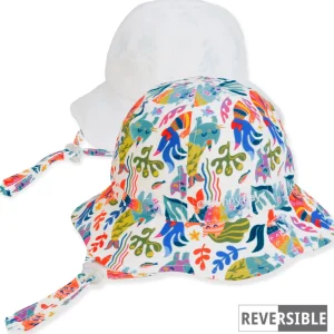 Kid's Hats | Infant Girl | Multi, Poly Cotton Floppy, Brim 2" | Sunny Dayz | HK533 S