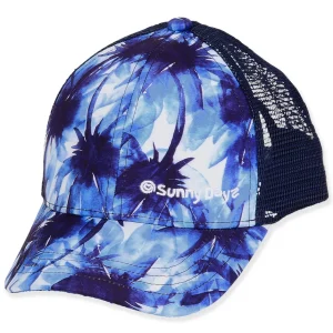 Kid's Hats | Young Boy | Palm Tree, Polyester Trucker Cap, Brim 2.5" | Sunny Dayz | HK527