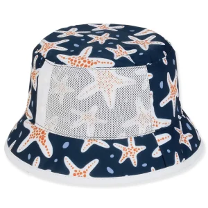 Kid's Hats | Young Boy | Starfish, Poly Cotton Bucket, Brim 2.25" | Sunny Dayz | HK524 L