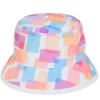Kid's Hats | Young Girl | Abstract, Poly/Cotton Bucket, Brim 2.5" | Sunny Dayz | HK517 L