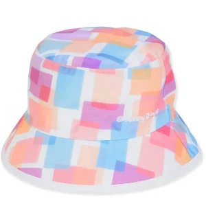 Kid's Hats | Young Girl | Abstract, Poly/Cotton Bucket, Brim 2.5" | Sunny Dayz | HK517 L