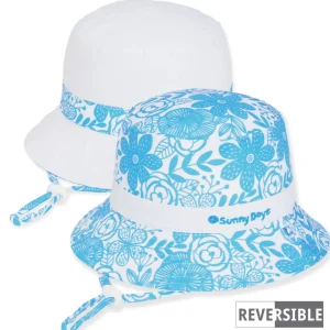 Kid's Hats | Young Girl | Floral, Poly/Cotton Bucket, Brim 2.5" | Sunny Dayz | HK514 L