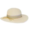 Kid's Hats | Young Girl | Ivory, Paperbraid Floppy, Brim 3" | Sunny Dayz | HK511