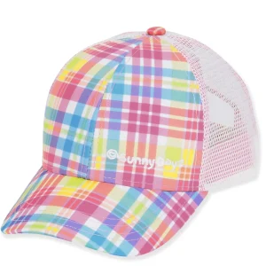 Kid's Hats | Young Girl | Multi, Polyester Trucker Cap, Brim 2.5" | Sunny Dayz | HK506