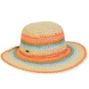 Kid's Hats | Young Girl | Neutral, Paper Crochet Floppy, Brim 3" | Sunny Dayz | HK512