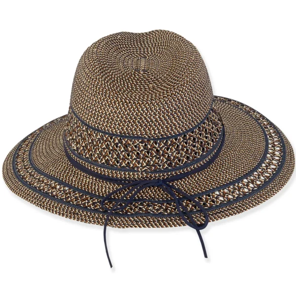 Kimberly | Women's Paper Braid Tapered Brim Safari Hat | HH3091
