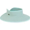 Kobuleti | Women's Paper Straw Roll-Up Sun Visor Hat | HCJ374