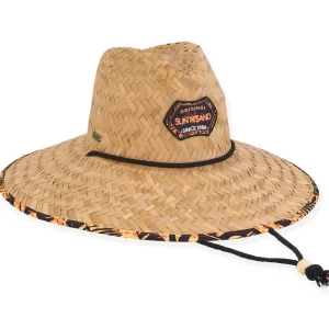 Lacanau | Women's Palm Straw Lifeguard Hat | HH2799
