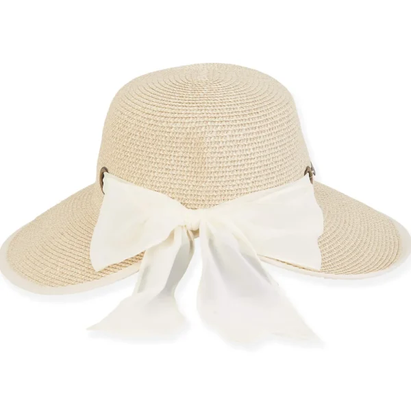 Las Grutas | Women's Paper Straw Backless Hat | HH2946