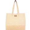 Laura | Natural Straw Shoulder Tote | CE6545