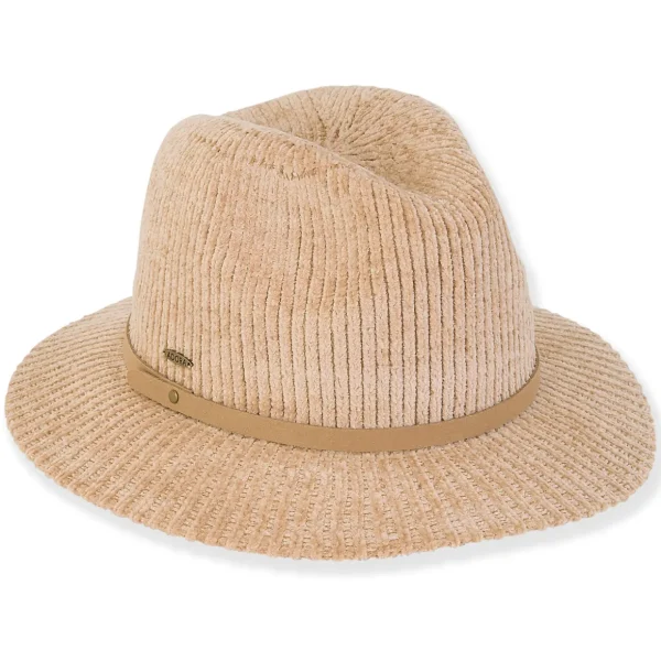 Leaf | Women's Poly Fabric Safari Faux Suede Trim | AD1607