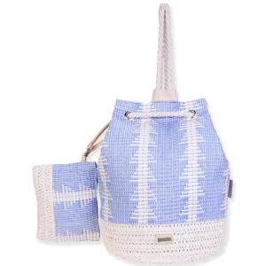 Light Purple, Paper Straw Backpack | CE6623 B