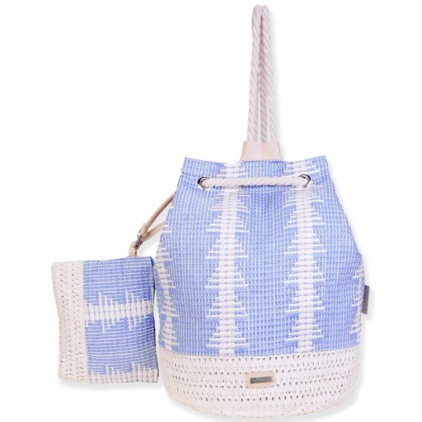 Light Purple, Paper Straw Backpack | CE6623 B