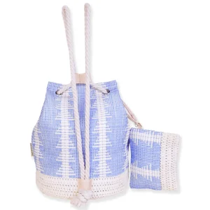 Light Purple, Paper Straw Backpack | CE6623 B