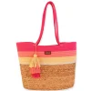Logan | Natural Straw Shoulder Tote | CE6576