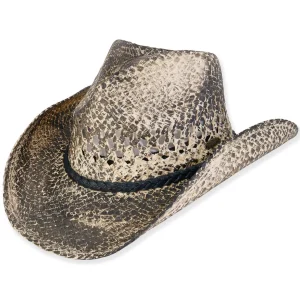 Lucas | Men's Paper Straw Western Hat | HTT1196