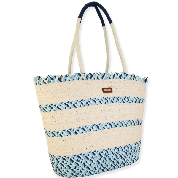 Luciana | Natural Straw Shoulder Tote | CE6574