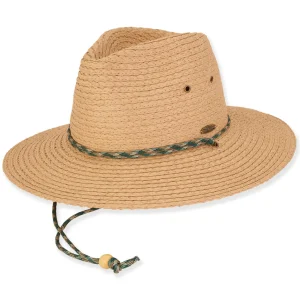 Luke | Men's Paper Straw Safari Hat | HTT1181