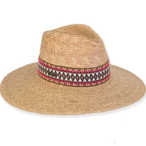 Madelyn | Women's Natural Raffia Safari Hat | HH3175