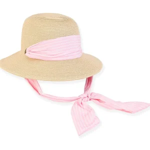 Madelyn | Young Girl Paper Straw Floppy Hat | HK467