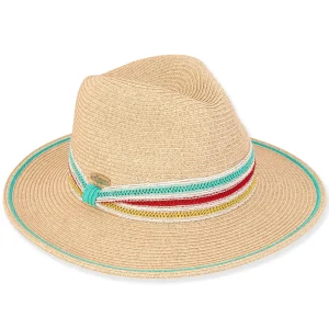 Madison | Women's Paper Straw Safari Hat | HCJ407