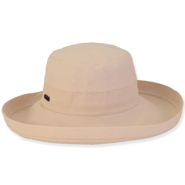 Maeve | Women's Linen Up-brim Hat | HH3169