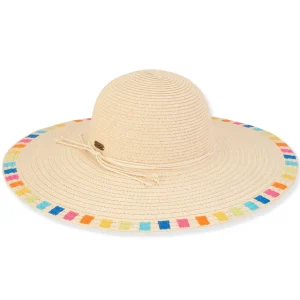 Makenna | Women's Paper Braid Wide Brim Hat | HH3077