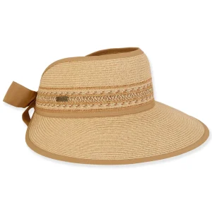 Mary | Women's Sun Visor Hat | HH3132