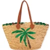 Melissa | Natural Straw Shoulder Tote | CE6539