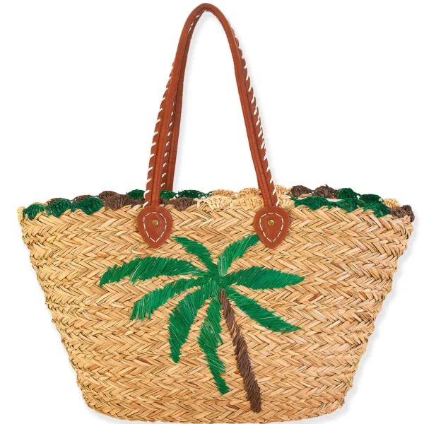 Melissa | Natural Straw Shoulder Tote | CE6539
