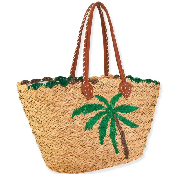 Melissa | Natural Straw Shoulder Tote | CE6539
