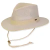Men's Hats | Beige, 45% Cotton/55% Linen Safari, Brim 3" | Tidal Tom | HTT1252 A-ML