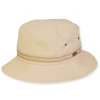 Men's Hats | Beige, Cotton Bucket, Brim 2.5" | Tidal Tom | HTT1256 A-ML
