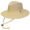 Men's Hats | Beige, Nylon Safari, Brim 3.25" | Tidal Tom | HTT1200 C-ML