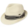Men's Hats | Ivory, Paperbraid Fedora, Brim 2" | Tidal Tom | HTT1210 ML